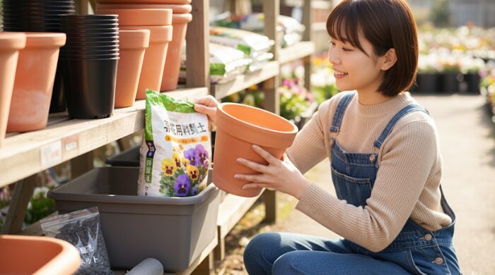 パンジー プランター 植え方