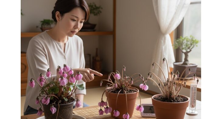 シクラメン 茎がふにゃふにゃ