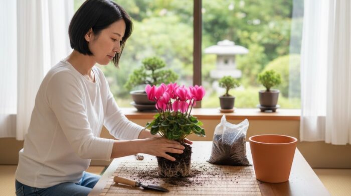 シクラメン 茎がふにゃふにゃ