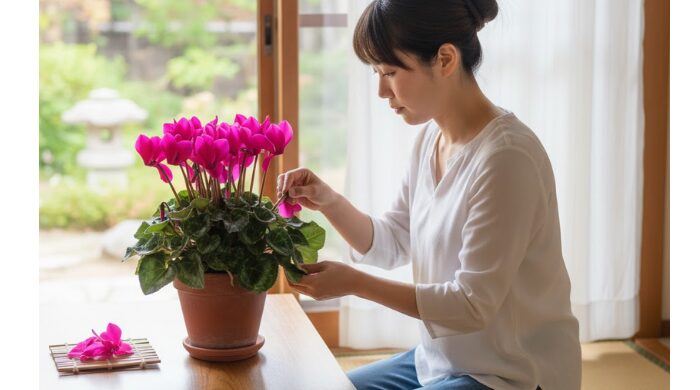 シクラメン 茎がふにゃふにゃ