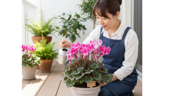 シクラメン 水やり