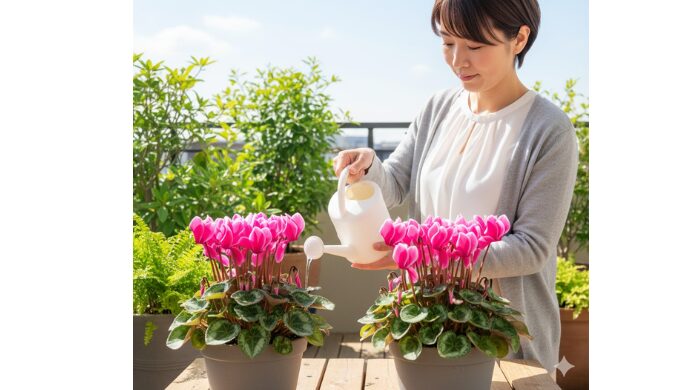 シクラメン 水やり