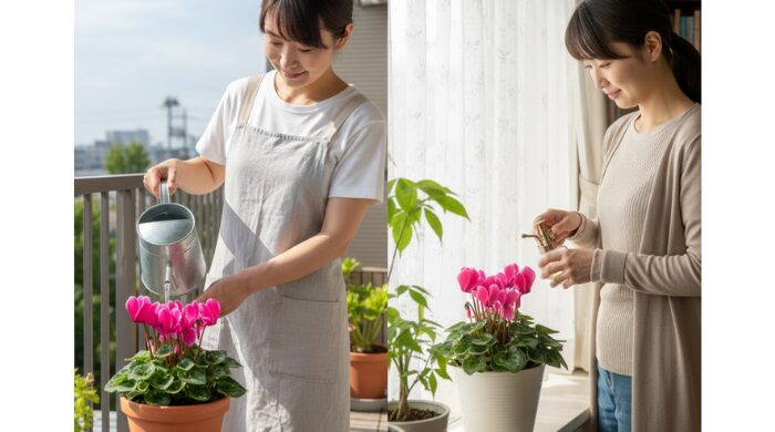 シクラメン 水やり