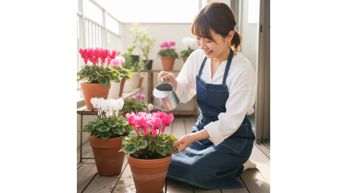 シクラメン 水やり