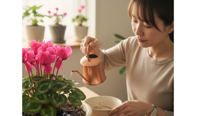 シクラメン 育て方 しおれる