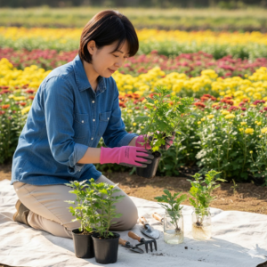 菊の育て方 地植え