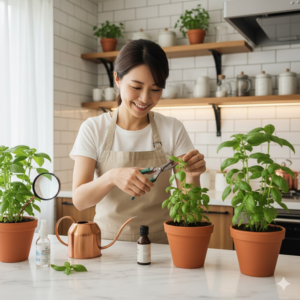 バジル 育て方 室内