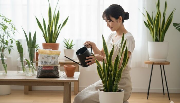 サンスベリア 育て方 100均