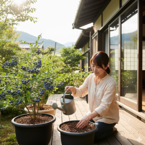 ブルーベリーの植え替えの時期