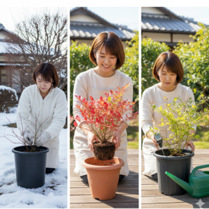 ブルーベリーの植え替えの時期