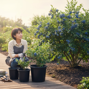 ブルーベリーの植え替えの時期