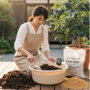 ブルーベリーの植え替えの時期