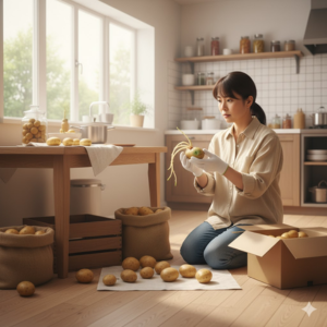 秋ジャガイモ 収穫時期