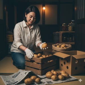 秋ジャガイモ 収穫時期