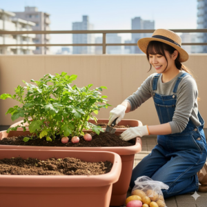 秋ジャガイモ 収穫時期