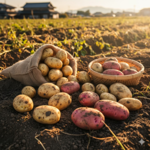 秋ジャガイモ 収穫時期