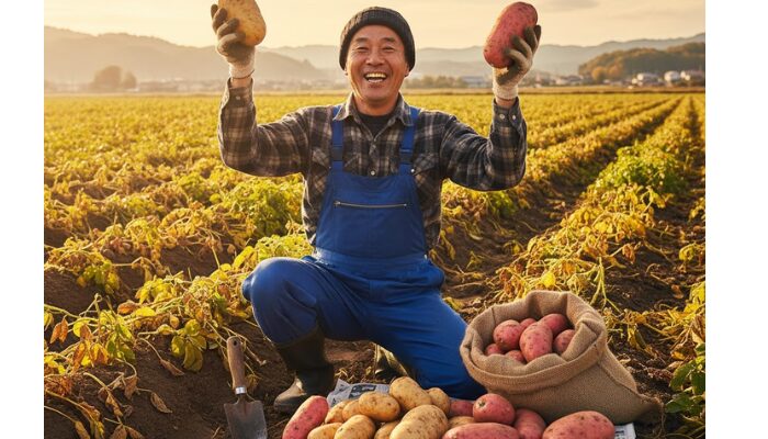 秋ジャガイモ 収穫時期