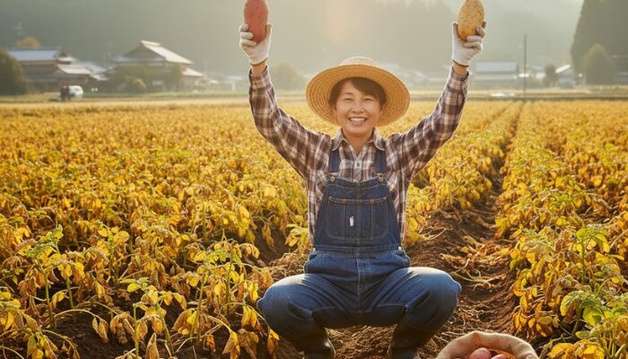 秋ジャガイモ 収穫時期