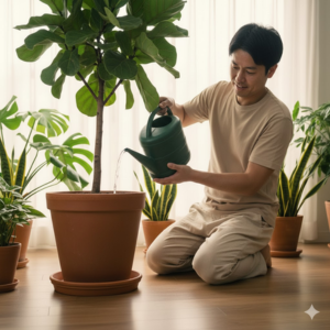 観葉植物 水やり 頻度