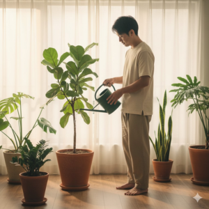 観葉植物 水やり 頻度