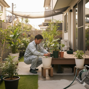 ほったらかし 観葉植物 屋外