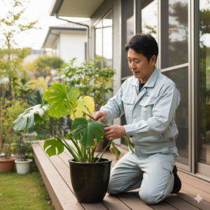 ほったらかし 観葉植物 屋外