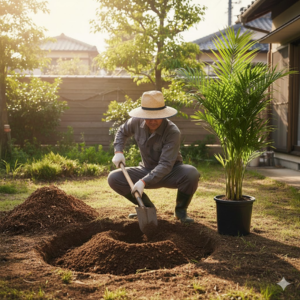 シュロチク 地植え