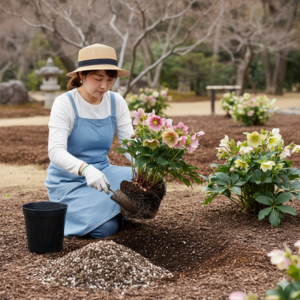 クリスマス ローズ 地植え