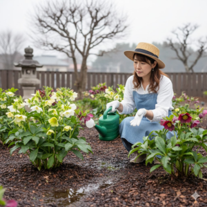 クリスマス ローズ 地植え