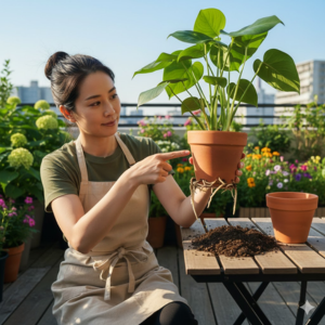 観葉植物の植え替え時期