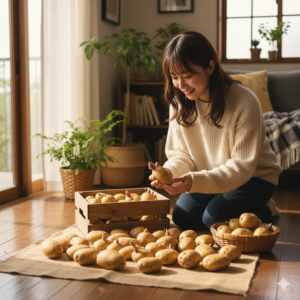 ジャガイモの植える時期と植え方は