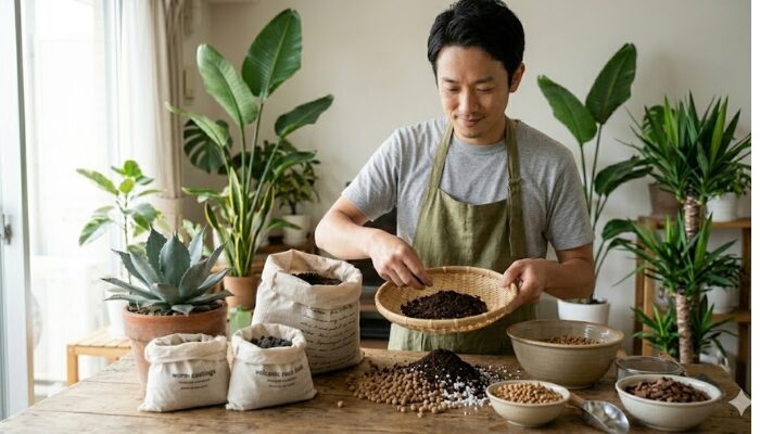 観葉植物の土 配合