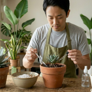 観葉植物の土 配合