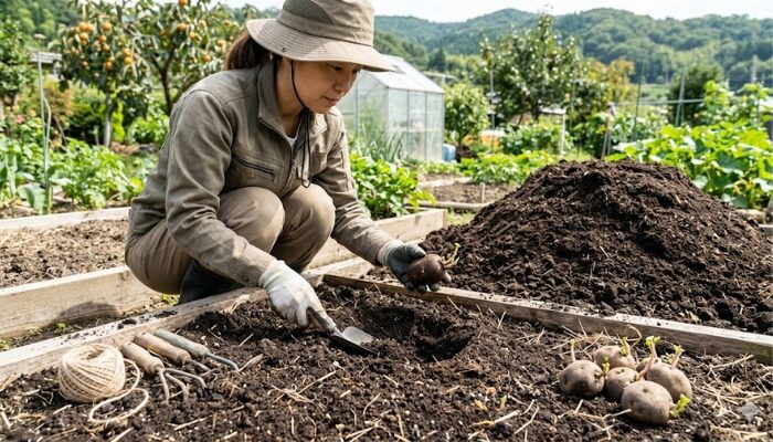 じゃがいも 土作り