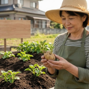 芽が出たジャガイモ 植える