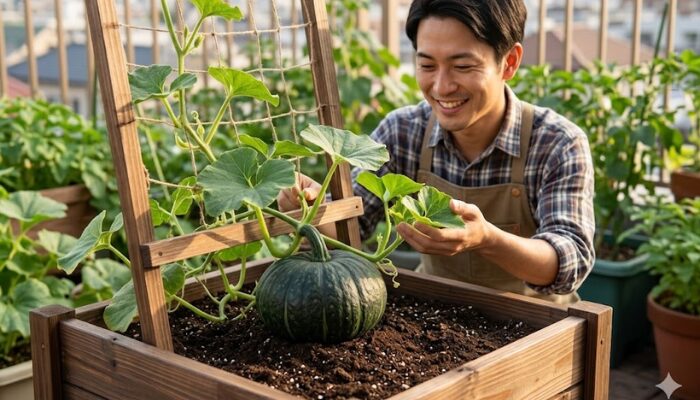 カボチャの育て方 プランター