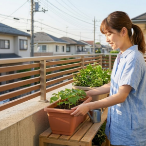 紫蘇の育て方 プランター