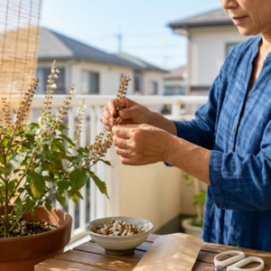 紫蘇の育て方 プランター