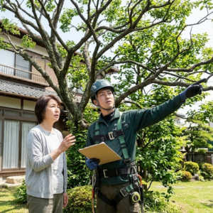 自宅の木の伐採費用
