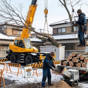 20mケヤキ 伐採処分費用